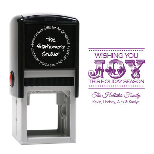 Wishing You Joy Self-Inking Stamp